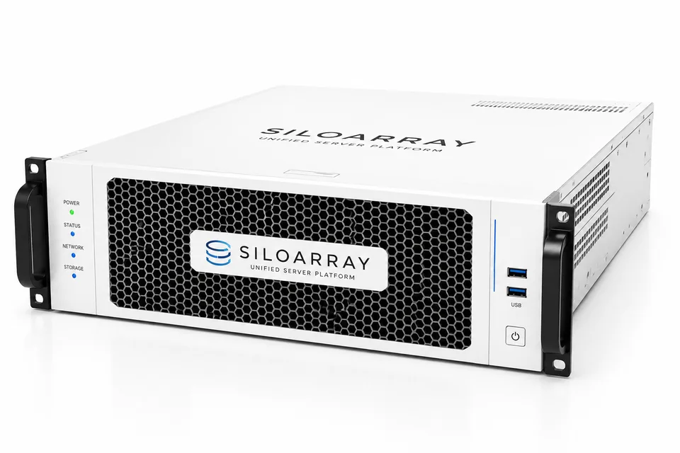 SiloArray Acrylic GPU Drive